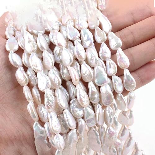 Unregelmäßige natürliche barocke Süßwasserperlen, Stern-Zahnstocher, Blumen-Abstandshalter, für die Schmuckherstellung, DIY-Halsketten und Armbänder, 3A Wassertropfen 1014 von TBSKUY