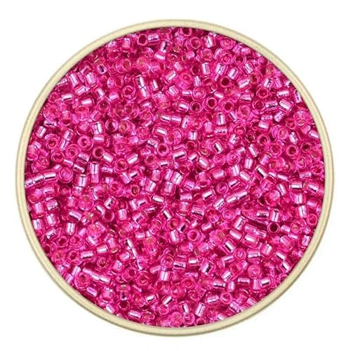 mm 11/0 einheitliche lose Röhre, silberfarbene Innenseite, Rocailles-Perlen, tschechische Glasperlen, Armbänder, Halsketten, Ringe, Rocailles-Perlen für Heimwerker, 12–20 g von TBSKUY