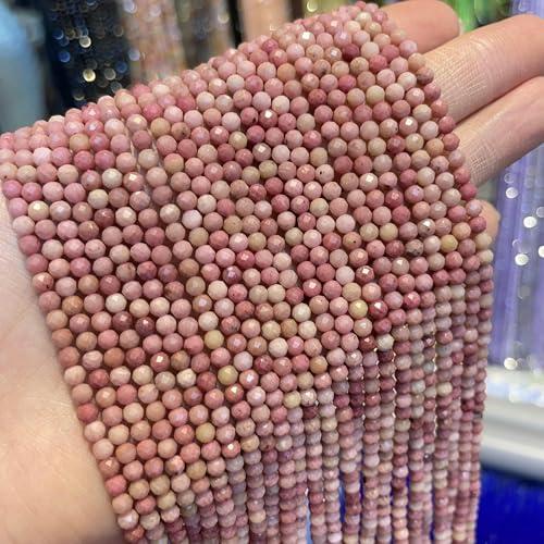 mm Naturstein-Amethyst-Tigerauge-Lapislazuli-Perlen mit leuchtenden Perlen, Schmuckherstellung, DIY-Halsketten-Armband-Schmuck – Redwood-Maserung – 3,0 mm von TBSKUY