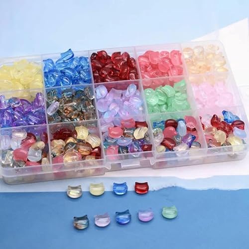 x 10 mm, 30 Stück, Katzenkopf-Glasperlen, niedliche Lampwork-Charm-Katzenperlen für die Schmuckherstellung, DIY-Armbänder, Halsketten, Ohrringe, 10–8 x 10 mm, 30 Stück x 10 mm, 30 Stück, Katzenkopf-Glasperlen, niedliche Lampwork-Charm-Katzenperlen für die Schmuckherstellung, DIY-Armbänder, Halsketten, Ohrringe, 10–8 x 10 mm, 30 Stück von TBSKUY
