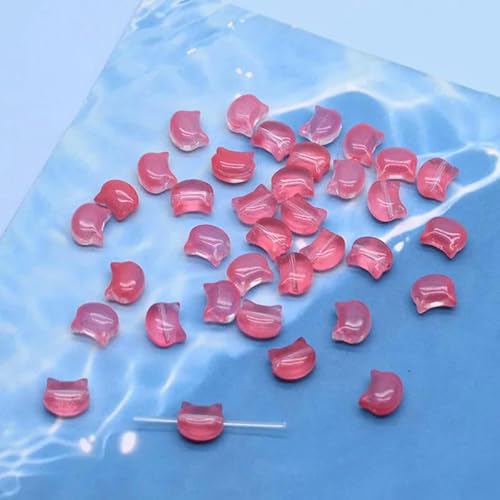 x 10 mm, 30 Stück, Katzenkopf-Glasperlen, niedliche Lampwork-Charm-Katzenperlen für die Schmuckherstellung, DIY-Armbänder, Halsketten, Ohrringe, 2–8 x 10 mm, 30 Stück x 10 mm, 30 Stück, Katzenkopf-Glasperlen, niedliche Lampwork-Charm-Katzenperlen für die Schmuckherstellung, DIY-Armbänder, Halsketten, Ohrringe, 2–8 x 10 mm, 30 Stück von TBSKUY