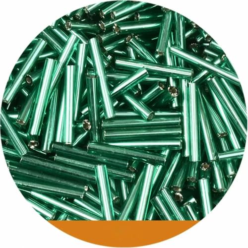 x 12 mm lange gefütterte Röhrenperlen, tschechische Glasperlen, Abstandsperlen für die Schmuckherstellung, DIY, österreichischer Kristall – 5L24 – ca. 200 Stück, 12,5 g von TBSKUY