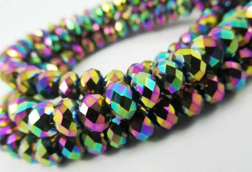x 3,0 mm Kristallperlen und facettiertes Porzellan, Lasso, Halskette, Schmuckzubehör, Abstandshalter, Ohrring, Armband, Zubehör, 020, 4 x 6 mm, 88 Stück x 3,0 mm Kristallperlen und facettiertes Porzellan, Lasso, Halskette, Schmuckzubehör, Abstandshalter, Ohrring, Armband, Zubehör, 020, 4 x 6 mm, 88 Stück von TBSKUY