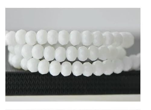 x 3,0 mm Kristallperlen und facettiertes Porzellan, Lasso, Halskette, Schmuckzubehör, Abstandshalter, Ohrring, Armband, Zubehör, Bildfarbe_(-3 x 4,0 mm, 125 Stück x 3,0 mm Kristallperlen und facettiertes Porzellan, Lasso, Halskette, Schmuckzubehör, Abstandshalter, Ohrring, Armband, Zubehör, Bildfarbe_(-3 x 4,0 mm, 125 Stück von TBSKUY