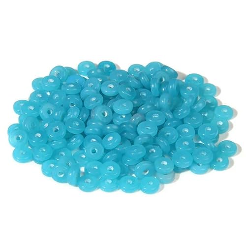 x 6 mm Naturstein-Abstandsperlen, Achate, Tigerauge, Jade, Heishi, flache Clips, lose Perlen für Schmuck, DIY, Armband, Halskette, Nr. 19 Chalcedon, 2 x 6 mm, ca. 80 Stück x 6 mm Naturstein-Abstandsperlen, Achate, Tigerauge, Jade, Heishi, flache Clips, lose Perlen für Schmuck, DIY, Armband, Halskette, Nr. 19 Chalcedon, 2 x 6 mm, ca. 80 Stück von TBSKUY