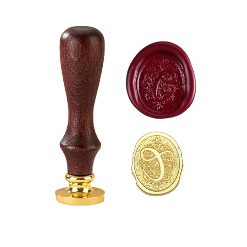 TBXqian Initial C Wachs-Siegel-Stempel, Vintage Letter Seal Wachs-Siegel-Stempel mit abnehmbarem Messingkopf und Holzgriff für Party Einladungen/Geschenkpapier/Umschläge/Weihnachten Thanksgiving TBXqian Initial C Wachs-Siegel-Stempel, Vintage Letter Seal Wachs-Siegel-Stempel mit abnehmbarem Messingkopf und Holzgriff für Party Einladungen/Geschenkpapier/Umschläge/Weihnachten Thanksgiving von TBXqian