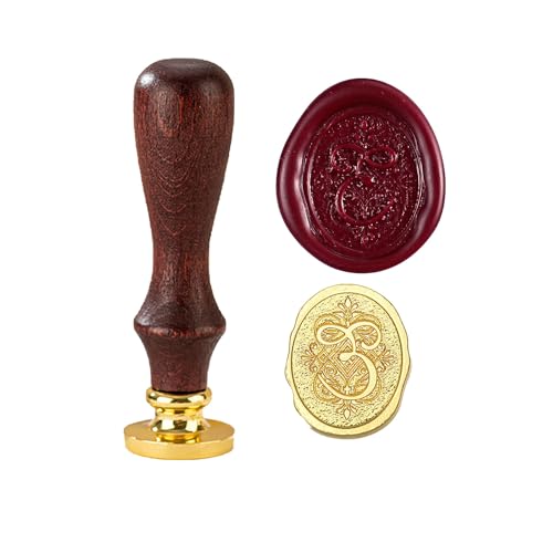 TBXqian Initial E Wachs-Siegel-Stempel, Vintage Letter Seal Wachs-Siegel-Stempel mit abnehmbarem Messingkopf und Holzgriff für Party Einladungen/Geschenkpapier/Umschläge/Weihnachten Thanksgiving TBXqian Initial E Wachs-Siegel-Stempel, Vintage Letter Seal Wachs-Siegel-Stempel mit abnehmbarem Messingkopf und Holzgriff für Party Einladungen/Geschenkpapier/Umschläge/Weihnachten Thanksgiving von TBXqian