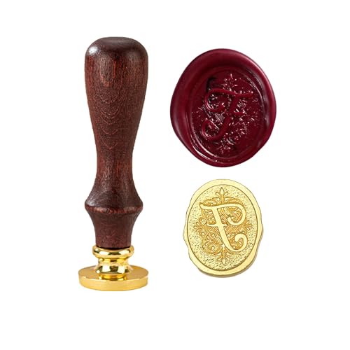 TBXqian Initial F Wachs-Siegel-Stempel, Vintage Letter Seal Wachs-Siegel-Stempel mit abnehmbarem Messingkopf und Holzgriff für Party Einladungen/Geschenkpapier/Umschläge/Weihnachten Thanksgiving TBXqian Initial F Wachs-Siegel-Stempel, Vintage Letter Seal Wachs-Siegel-Stempel mit abnehmbarem Messingkopf und Holzgriff für Party Einladungen/Geschenkpapier/Umschläge/Weihnachten Thanksgiving von TBXqian