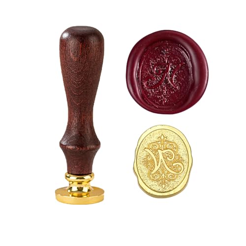 TBXqian Initial N Wachs-Siegel-Stempel, Vintage Letter Seal Wachs-Siegel-Stempel mit abnehmbarem Messingkopf und Holzgriff für Party Einladungen/Geschenkpapier/Umschläge/Weihnachten Thanksgiving TBXqian Initial N Wachs-Siegel-Stempel, Vintage Letter Seal Wachs-Siegel-Stempel mit abnehmbarem Messingkopf und Holzgriff für Party Einladungen/Geschenkpapier/Umschläge/Weihnachten Thanksgiving von TBXqian