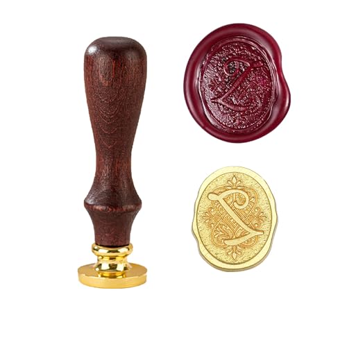 TBXqian Initial Z Wachs-Siegel-Stempel, Vintage Letter Seal Wachs-Siegel-Stempel mit abnehmbarem Messingkopf und Holzgriff für Party Einladungen/Geschenkpapier/Umschläge/Weihnachten Thanksgiving TBXqian Initial Z Wachs-Siegel-Stempel, Vintage Letter Seal Wachs-Siegel-Stempel mit abnehmbarem Messingkopf und Holzgriff für Party Einladungen/Geschenkpapier/Umschläge/Weihnachten Thanksgiving von TBXqian