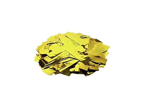 TCM FX Metallic-Konfetti rechteckig 55 x 18 mm, Gold, 1 kg von TCM FX