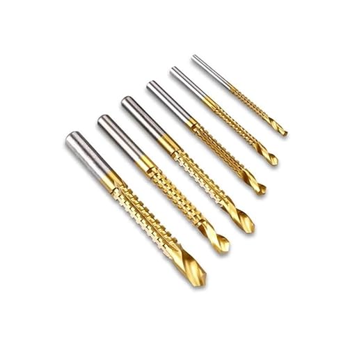 6pcs Serrated Drill Bit Set Metal Twist Drills Cutting Drilling Slotting Tools Woodworking Saw Drill Bits 6pcs Serrated Drill Bit Set Metal Twist Drills Cutting Drilling Slotting Tools Woodworking Saw Drill Bits von TCYNNQVD