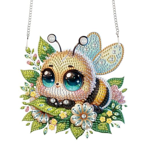 TDFERAN Diamond Painting Anhänger Biene, Stickerei Diamant Anhänger, Diamant Painting Sonnenfang, Diamant Painting Anhänger, Diamond Painting Ornament, hängende Ornament, Fensterdekoration, Wand TDFERAN Diamond Painting Anhänger Biene, Stickerei Diamant Anhänger, Diamant Painting Sonnenfang, Diamant Painting Anhänger, Diamond Painting Ornament, hängende Ornament, Fensterdekoration, Wand von TDFERAN
