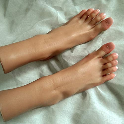 TDHLW Silikonfüße, Schaufensterpuppenfuß, Silikon-Füße, Modellpuppe in Lebensgröße, als Skizze, Nagelkunst, Übung, Schmuck, Schuhsocken, zur Auswahl von Zehennägeln, C, 37 TDHLW Silikonfüße, Schaufensterpuppenfuß, Silikon-Füße, Modellpuppe in Lebensgröße, als Skizze, Nagelkunst, Übung, Schmuck, Schuhsocken, zur Auswahl von Zehennägeln, C, 37 von TDHLW