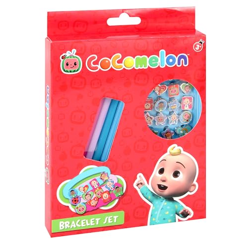 TDL Cocomelon Armband-Set, 3 Armbänder und 18 bezaubernde Cocomelon-Charms TDL Cocomelon Armband-Set, 3 Armbänder und 18 bezaubernde Cocomelon-Charms von TDL