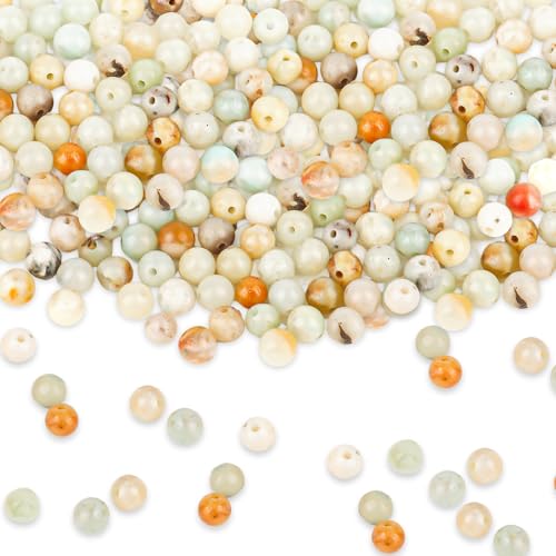 180 Stück Natürliche Steinperlen, 4mm Runde Natürliche Amazonit Perlen, Edelstein Perlen, Lose Perlen mit Loch für DIY Armband Halskette Schmuckherstellung 180 Stück Natürliche Steinperlen, 4mm Runde Natürliche Amazonit Perlen, Edelstein Perlen, Lose Perlen mit Loch für DIY Armband Halskette Schmuckherstellung von TDUNSYA