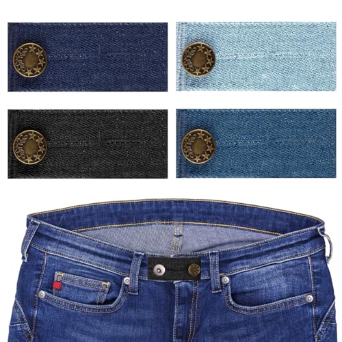 4 Stück Jeans Taille Erweiterung Knopf,Verstellbare Hosenbunderweiterung,Hosen Knopf Verlängerung,Taillenverlängerungen Einstellbar für Hosen Jeans Röcke Umstandshose 4 Stück Jeans Taille Erweiterung Knopf,Verstellbare Hosenbunderweiterung,Hosen Knopf Verlängerung,Taillenverlängerungen Einstellbar für Hosen Jeans Röcke Umstandshose von TDUNSYA