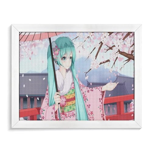 TDXYz anime girl kimono, sakura5D Diamond Painting Kit, Diy Diamond Painting Full Kits Kunst Full Drill Set Für Erwachsene Oder Kinder, Diamond Painting Drill 50x60cm TDXYz anime girl kimono, sakura5D Diamond Painting Kit, Diy Diamond Painting Full Kits Kunst Full Drill Set Für Erwachsene Oder Kinder, Diamond Painting Drill 50x60cm von TDXYz
