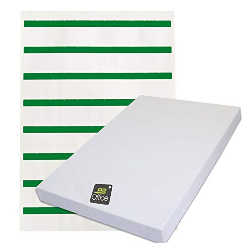 TE-Office 88 Stück Kabel Aufkleber Label Etiketten Selbstklebend Kabelmarkierer Kabelkennzeichnung Kabelbeschrifter A4 Bogen 18x30mm Grün TE-Office 88 Stück Kabel Aufkleber Label Etiketten Selbstklebend Kabelmarkierer Kabelkennzeichnung Kabelbeschrifter A4 Bogen 18x30mm Grün von TE-Office