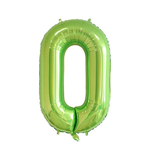 101,6 cm große Folien-Geburtstagsballons Helium Zahlenballon 0-9 Happy Birthday Ballon Bogen Kit Mädchen Geburtstag Namen von TEBI