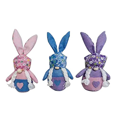 TEBI Resurrection Festival Handmade Rabbit Model For Plush For Toy Gnome Decorations For Home von TEBI