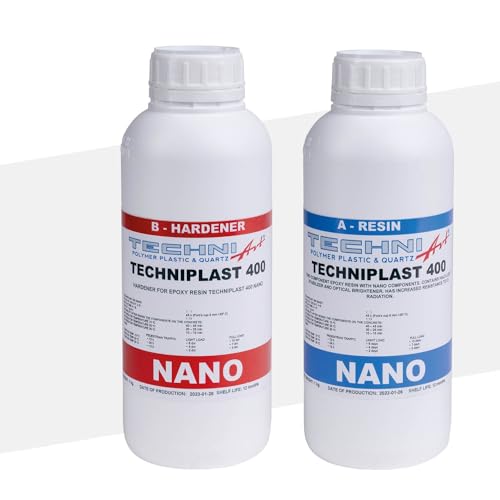 TECHNIPLAST 400 NANO - klares Epoxidharz mit Hochglanz, Epoxy Resin Selbstheilungsfähigkeit - 1kg TECHNIPLAST 400 NANO - klares Epoxidharz mit Hochglanz, Epoxy Resin Selbstheilungsfähigkeit - 1kg von TECHNIArt POLYMER PLASTIC & QUARTZ