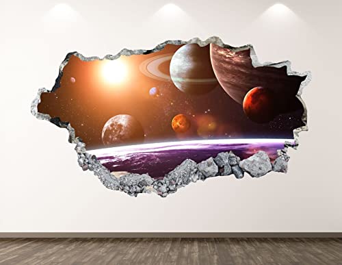 Wandtattoo Rissig DIY Fototapete Galaxy Space Wall Decal Art 3D Smashing Kids Universe Sticker Family Sticker BL24-50x70CM Wandtattoo Rissig DIY Fototapete Galaxy Space Wall Decal Art 3D Smashing Kids Universe Sticker Family Sticker BL24-50x70CM von TECKI