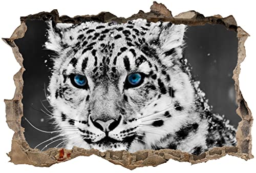 Wandtattoo Rissig DIY Fototapete Schneeleopard Wandkunst Vinyl Aufkleber Aufkleber Jungen Mädchen Spielen Schlafzimmer Neu 50x70CM Wandtattoo Rissig DIY Fototapete Schneeleopard Wandkunst Vinyl Aufkleber Aufkleber Jungen Mädchen Spielen Schlafzimmer Neu 50x70CM von TECKI