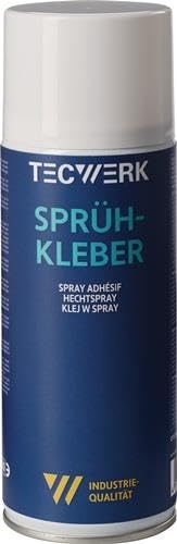 TECWERK 2000353430 Sprühkleber permanent transp.400ml Spraydose TECWERK 20003534 von TECWERK