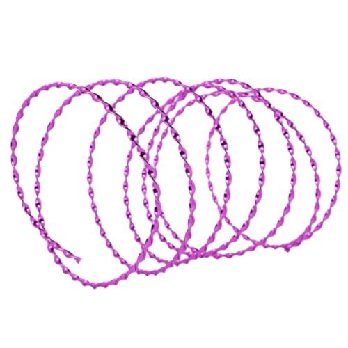 TEHAUX 1 Aluminium klappcreolen biegbar Draht Wohnung Kabelbaum Herstellung Violett TEHAUX 1 Aluminium klappcreolen biegbar Draht Wohnung Kabelbaum Herstellung Violett von TEHAUX