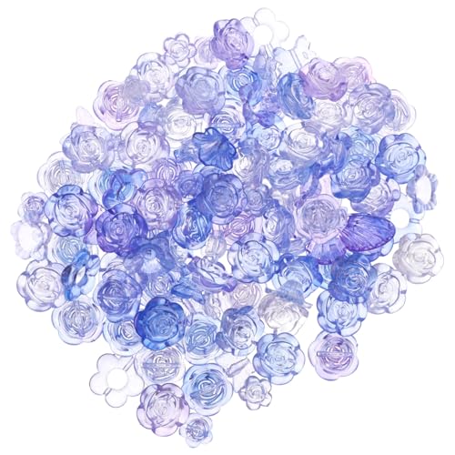 TEHAUX 1 Haarschmuck Zubehör Herstellung runden Niedliche Reize schnell Schmuckzubehör haaraccessoires hair jewellery schmuck machen Schmuckperlen DIY-Material Abstandsperle Fallen Acryl von TEHAUX