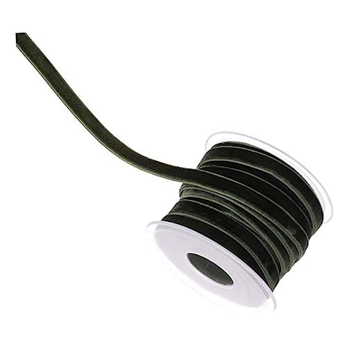 TEHAUX 1 Rolle 20 Samtgürtel Band zum Verpacken Nähen trimmen Bänder zum Basteln Ripsband Sackleinenband Stoffband Grosgrain Ribbon Band umwickeln Geschenkverpackungsband Grün TEHAUX 1 Rolle 20 Samtgürtel Band zum Verpacken Nähen trimmen Bänder zum Basteln Ripsband Sackleinenband Stoffband Grosgrain Ribbon Band umwickeln Geschenkverpackungsband Grün von TEHAUX