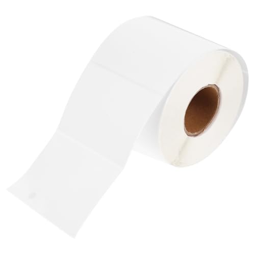 TEHAUX 1 Rolle Bedruckbare Selbstklebende Etiketten für Büro Schule und Zuhause Reißfestes Etikettenpapier Einfach zu Bedrucken für DIY Projekte von TEHAUX