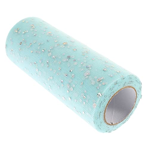 TEHAUX 1 Rolle DIY Glitzer Tüllband Yards Dekoratives Tüllgewebe für Hochzeiten Partys und Bastelprojekte für Blumenarrangements und Kinderkleidung TEHAUX 1 Rolle DIY Glitzer Tüllband Yards Dekoratives Tüllgewebe für Hochzeiten Partys und Bastelprojekte für Blumenarrangements und Kinderkleidung von TEHAUX