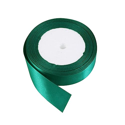 TEHAUX 1 Rolle Doppelseitiges Satinband Grün Yards Geschenkband für Hochzeiten Partys Bastelprojekte für Einladungen Sträuße und Dekorationen ohne Falten TEHAUX 1 Rolle Doppelseitiges Satinband Grün Yards Geschenkband für Hochzeiten Partys Bastelprojekte für Einladungen Sträuße und Dekorationen ohne Falten von TEHAUX