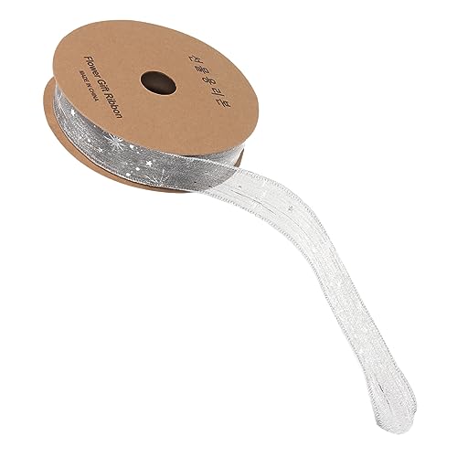 TEHAUX 1 Rolle Farbband Drahtwickel Hutschleife Individuelles Glitzer Chiffonband Für Blumensträuße Solide Dekorative Feiern Cartoon Knisterbänder Goldene Bänder Hellgrauer Stoff TEHAUX 1 Rolle Farbband Drahtwickel Hutschleife Individuelles Glitzer Chiffonband Für Blumensträuße Solide Dekorative Feiern Cartoon Knisterbänder Goldene Bänder Hellgrauer Stoff von TEHAUX