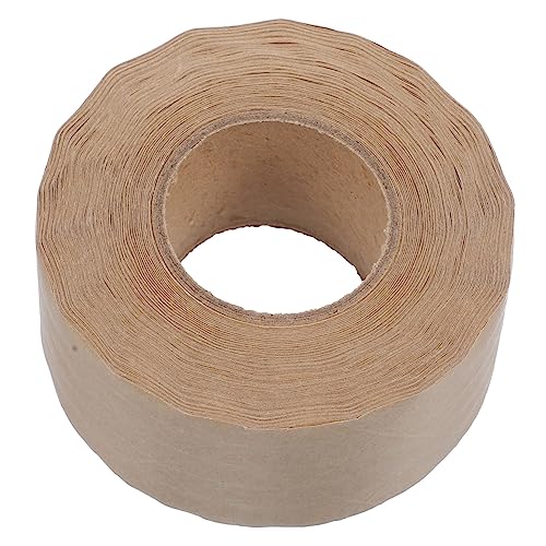 TEHAUX 1 Rolle Fotorahmen Packband, Strapazierfähig Kartonband Für Den Haushalt Packband Aus Bastelpapier Wasseraktiviertes Klebeband Band Schwere Light Brown Kraftpapier von TEHAUX