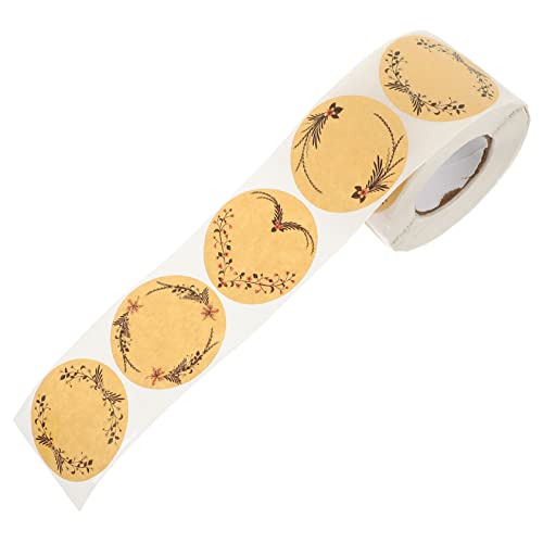 TEHAUX 1 Rolle Handgeschriebene Aufkleber Etikettenaufkleber Etiketten Für Einmachgläser Umschlag Runde Aufkleber Verpackungsaufkleber Geschenkaufkleber Für Den Haushalt Papier TEHAUX 1 Rolle Handgeschriebene Aufkleber Etikettenaufkleber Etiketten Für Einmachgläser Umschlag Runde Aufkleber Verpackungsaufkleber Geschenkaufkleber Für Den Haushalt Papier von TEHAUX