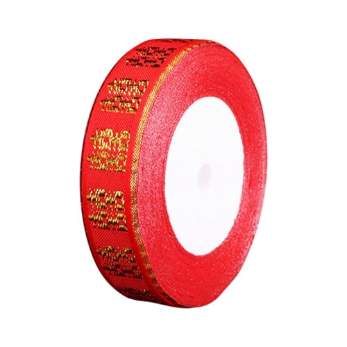 TEHAUX 1 Rolle Hochwertiges Diy Schleifenband für Hochzeiten Festliches Dekoband mit Hübschen Mustern Geschenkverpackungen und Bastelprojekte TEHAUX 1 Rolle Hochwertiges Diy Schleifenband für Hochzeiten Festliches Dekoband mit Hübschen Mustern Geschenkverpackungen und Bastelprojekte von TEHAUX