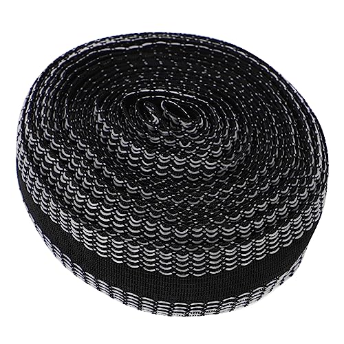 TEHAUX 1 Rolle Hosenaufkleber transparenter Kleber säumen klebrig Naht Patch bügeleisen Klebeband für Kleidung Heftband Saumband für Hosen Hosensaumband Polyester Black von TEHAUX