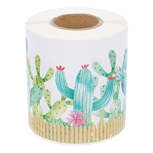 TEHAUX 1 Rolle Kaktus Bulletin Border Sticker Selbstklebende Dekoration für Pinnwände für DIY Projekte Kindergarten und Kreative Bastelarbeiten Verschönern von Tafeln und Schreibtischen von TEHAUX