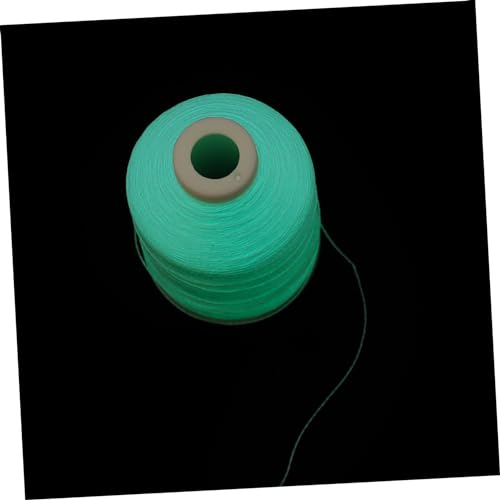 TEHAUX 1 Rolle Leuchtendes Stickgarn Garnzubehör Seidennähmaschinen Quilt Einfädler Buntes Stickgarn Elastisches Garn Zum Nähen Von Stickmaschinen Blaues Polyester von TEHAUX
