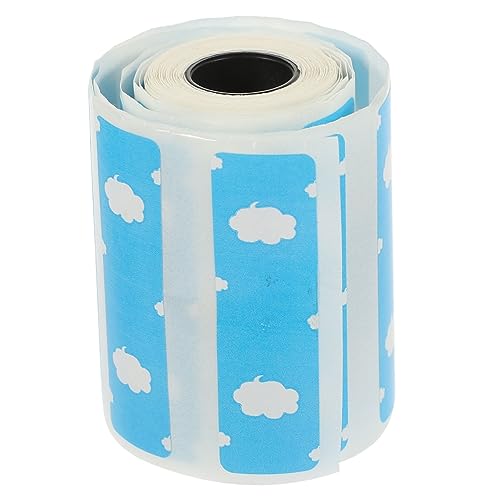 TEHAUX 1 Rolle Sofortiges Nachfüllen der Kamera Etikett Kunstpapier Ersatzpapierrolle für Sofortbildkameras Mehrzweck-Thermopapierrolle Zubehör für Sofortbildkameras Druckerpapier Blue von TEHAUX