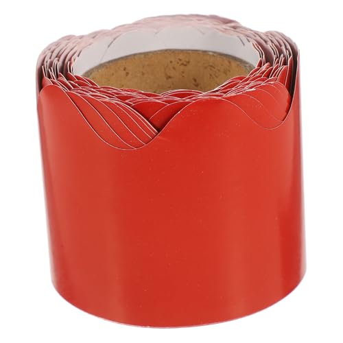 TEHAUX 1 Rolle Tafelrand Aus Dekorativem Papier Dekorationen Bretter Grenze Wand Dekoration Für Klassenzimmer Willkommen Planke Wohnkultur Streifen Trimmen Rot Beschichtetes Papier TEHAUX 1 Rolle Tafelrand Aus Dekorativem Papier Dekorationen Bretter Grenze Wand Dekoration Für Klassenzimmer Willkommen Planke Wohnkultur Streifen Trimmen Rot Beschichtetes Papier von TEHAUX