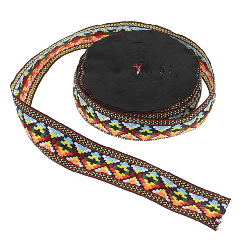 TEHAUX 1 Rolle Verpackungsband Jacquardband Nähen Satinband Hochzeit Stoff Blumen- Mehrzweckband Dekorative Diy-requisite Kreatives Band Bastelband Machen Dekoratives Band Diy-bastelband von TEHAUX