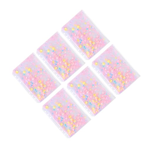 TEHAUX 1 Satz 6 Stück Beutel mit losen Blättern Ordnertasche Lagerbeutel Blattbeutel Notizbuch bürogadges ordnee document bag 6-Loch-Reißverschlussbeutel PVC-Mappentaschen Rosa TEHAUX 1 Satz 6 Stück Beutel mit losen Blättern Ordnertasche Lagerbeutel Blattbeutel Notizbuch bürogadges ordnee document bag 6-Loch-Reißverschlussbeutel PVC-Mappentaschen Rosa von TEHAUX