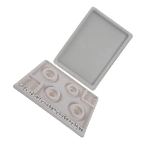 TEHAUX 1 Satz Armband-designplatte Perlenmatten Zum Perlensticken Perle Schmuck Tablett Schmuckherstellung Schmuck Machen Perlen-design-boards Perlenbrett Tablett Pe-material Grey 2 Stück TEHAUX 1 Satz Armband-designplatte Perlenmatten Zum Perlensticken Perle Schmuck Tablett Schmuckherstellung Schmuck Machen Perlen-design-boards Perlenbrett Tablett Pe-material Grey 2 Stück von TEHAUX