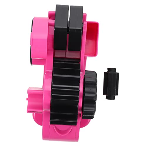 TEHAUX 1 Satz Bandschneider für Wärmeband multi Bandspender tape dispenser Klebeband-Schneidemaschine Klebebandhalterung halbautomatischer Bandhalter Klebeband-Schreibtischhalter Abs Rosa von TEHAUX