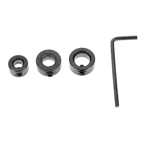 TEHAUX 1 Satz Bohrstopper mit Tiefenstopp Ringen Teiliges für Holzarbeiten Verstellbare Positionierer mit Schlüssel für Präzises Bohren und Tiefenbegrenzung TEHAUX 1 Satz Bohrstopper mit Tiefenstopp Ringen Teiliges für Holzarbeiten Verstellbare Positionierer mit Schlüssel für Präzises Bohren und Tiefenbegrenzung von TEHAUX