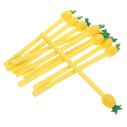 TEHAUX 1 Satz Büro Stift Kugelschreiber Ananas Farbiger Gelstift Neuartige Gelstifte Schulsachen Gel Pen Stationery Supplies ' Stationery Marking Pen Schulbedarf 12 Stück von TEHAUX